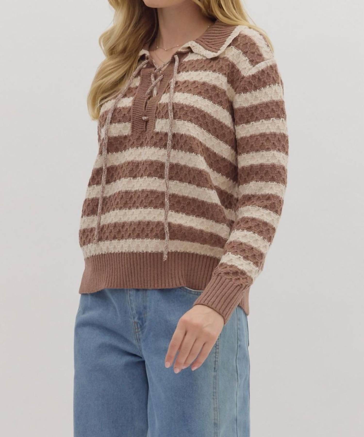 Entro - Stripes And Fun Sweater