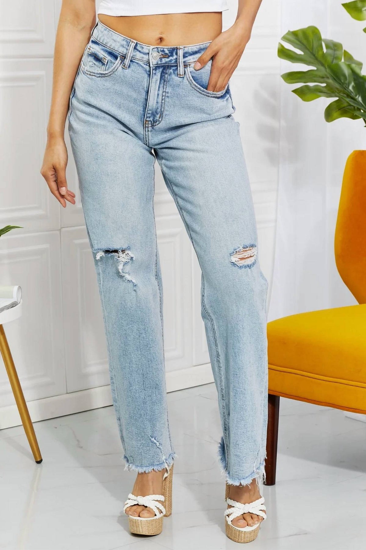 Vervet By Flying Monkey - Allie 90's Dad Jeans