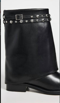 Free People - Women's Scorpio Studded Foldover Boot