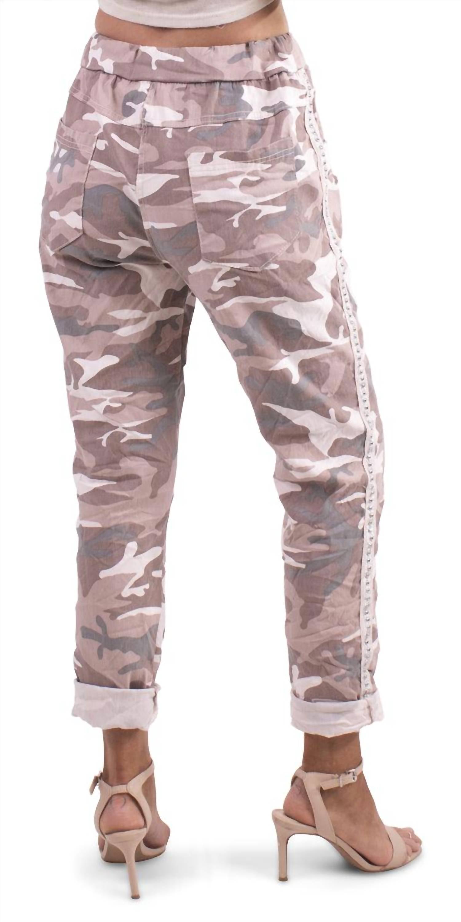 Gigi Moda - Caterina Camo Slim Pants