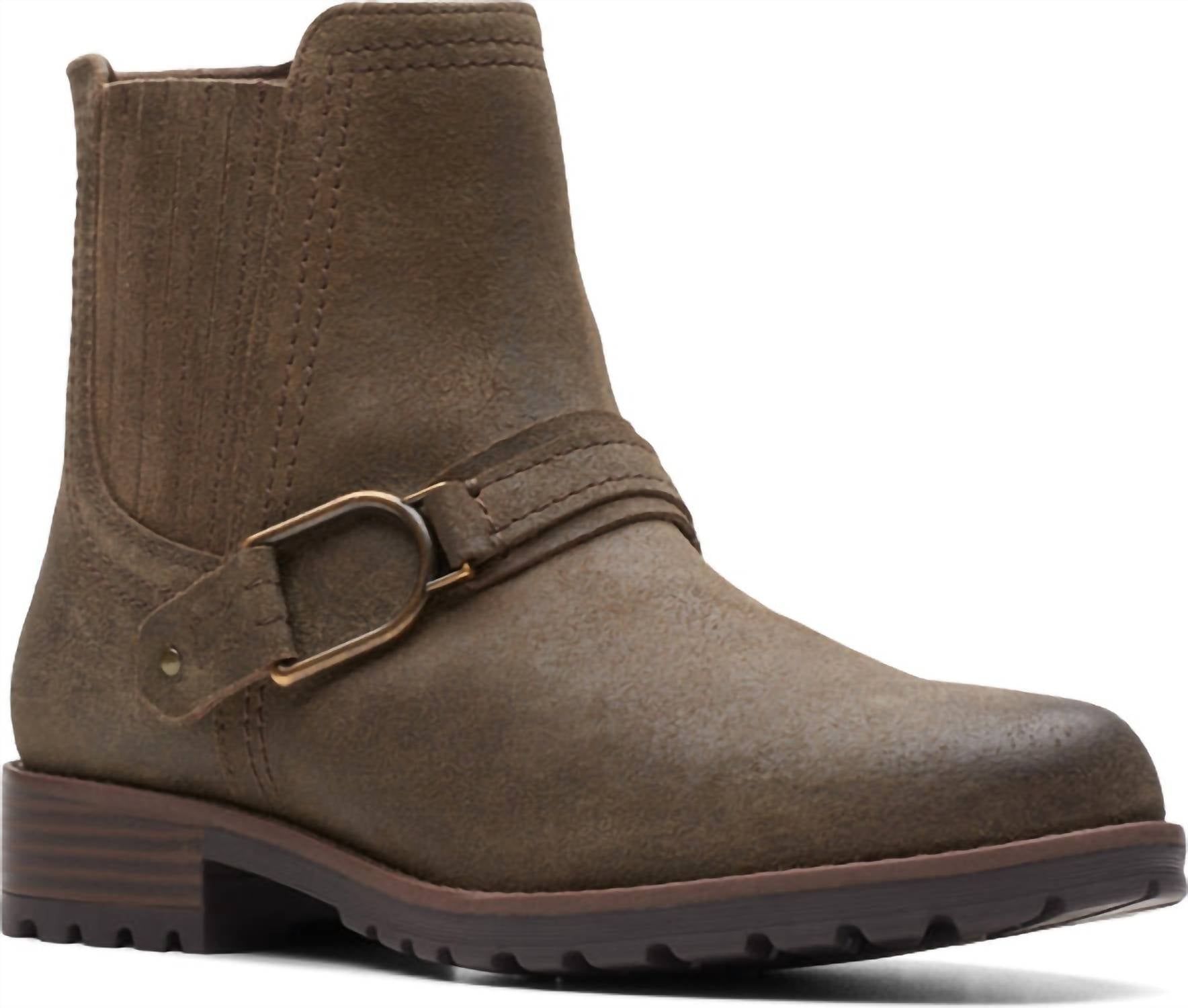 Clarks - Women's Aspra Buckle Casual Dress Boots
