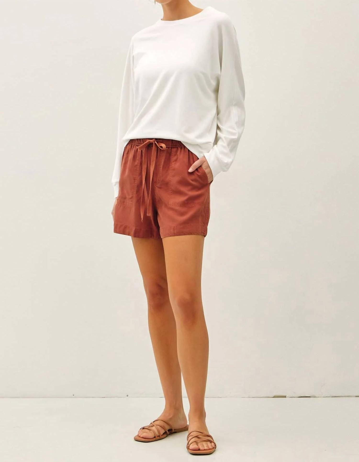 Be Cool - High Rise Tie Shorts
