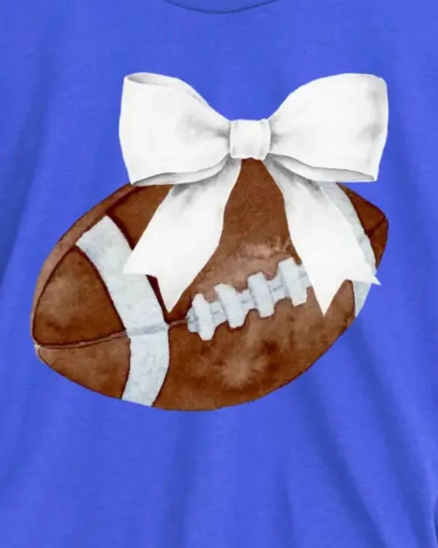 Ali Dee Wholesale - Women's Gameday Bow Football Shirt