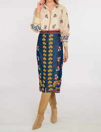 Elizabeth James The Label - Frannie Midi Skirt