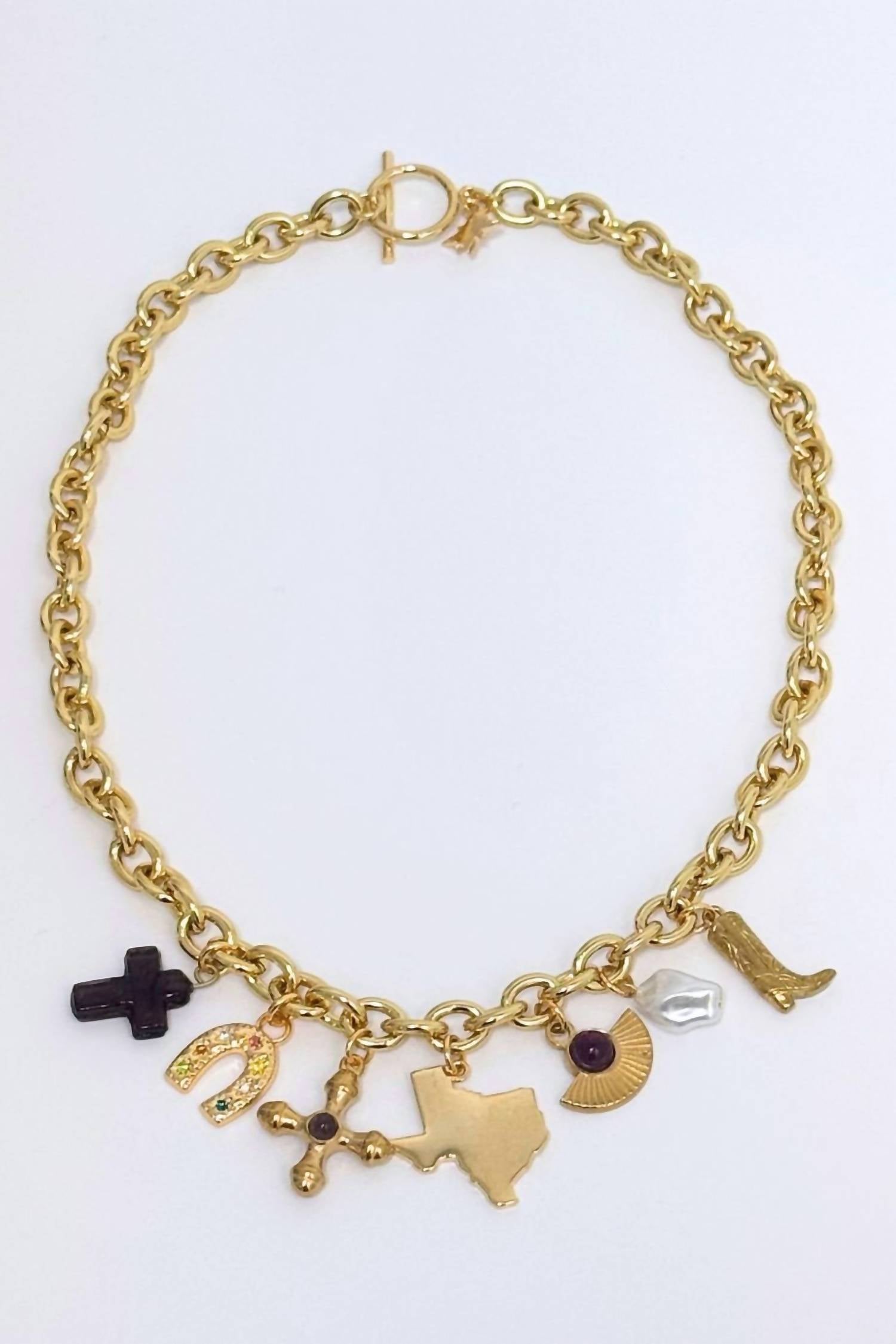 Kessler Elliott - Women's The Tcu Purple Charm Necklace