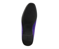 Amali Men's Antonio Dress Shoes in lavender - men's loafer - alternate view