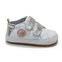 Oldsoles - Toddler's Badge Bub Casual Shoes With Double Hook And Loop Closure
