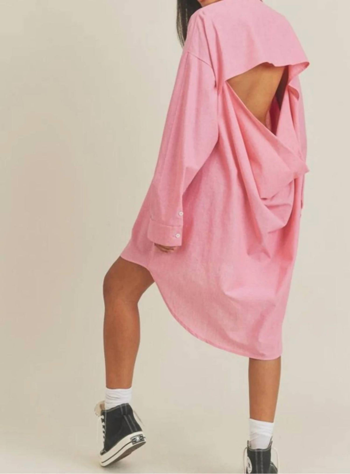 Win Win Apparel - Open to you Shirt dress