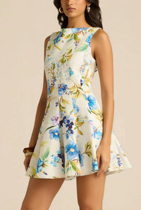 Hemant & Nandita - Skater Short Dress
