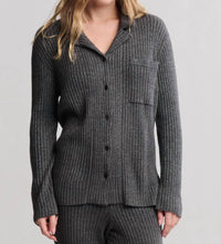 Barefoot Dreams - Cozychic Ultra Lite Lurex Rib Button Front Shirt