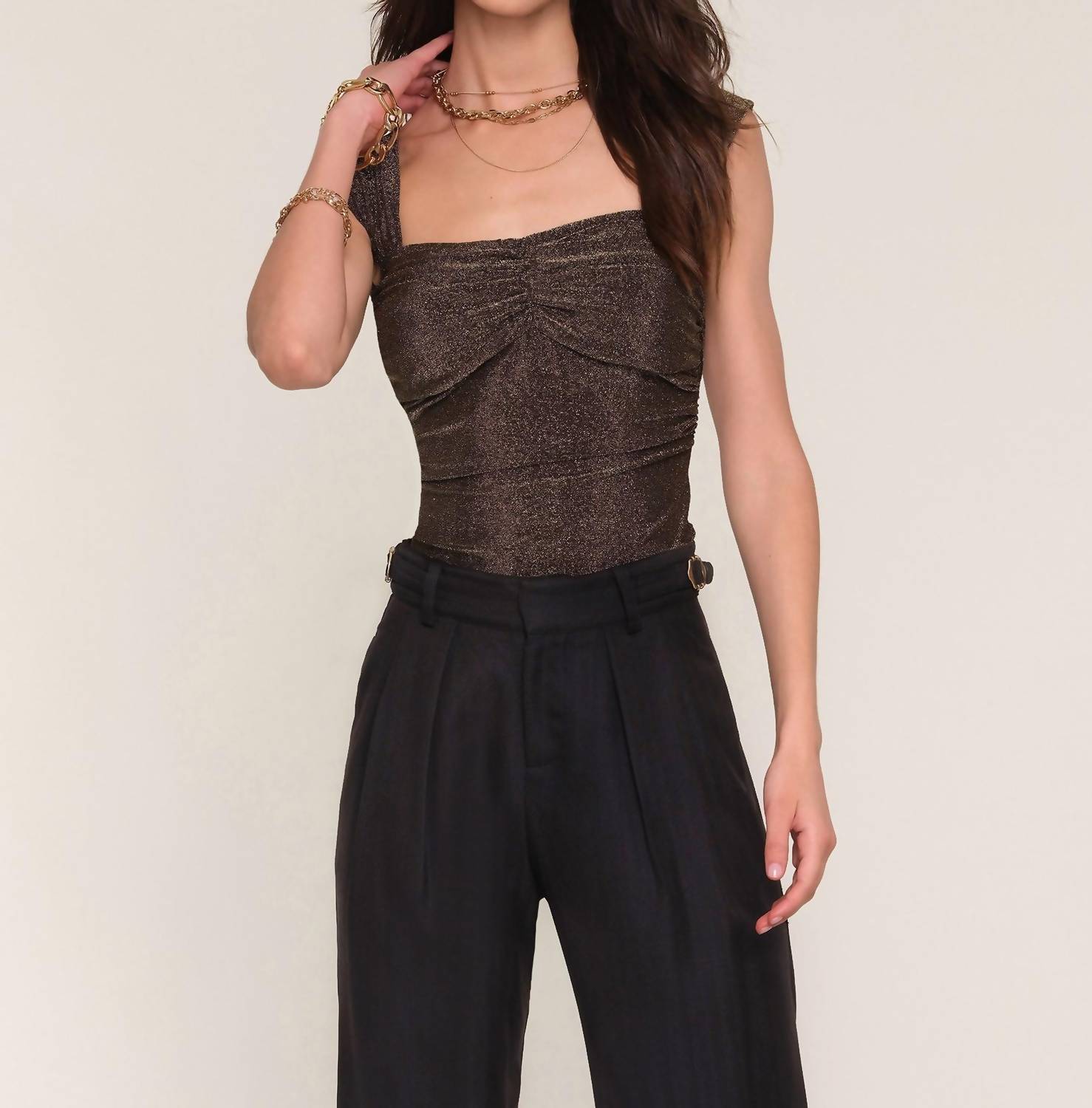 heartloom Lumi Tank Top in black - women's tank top
