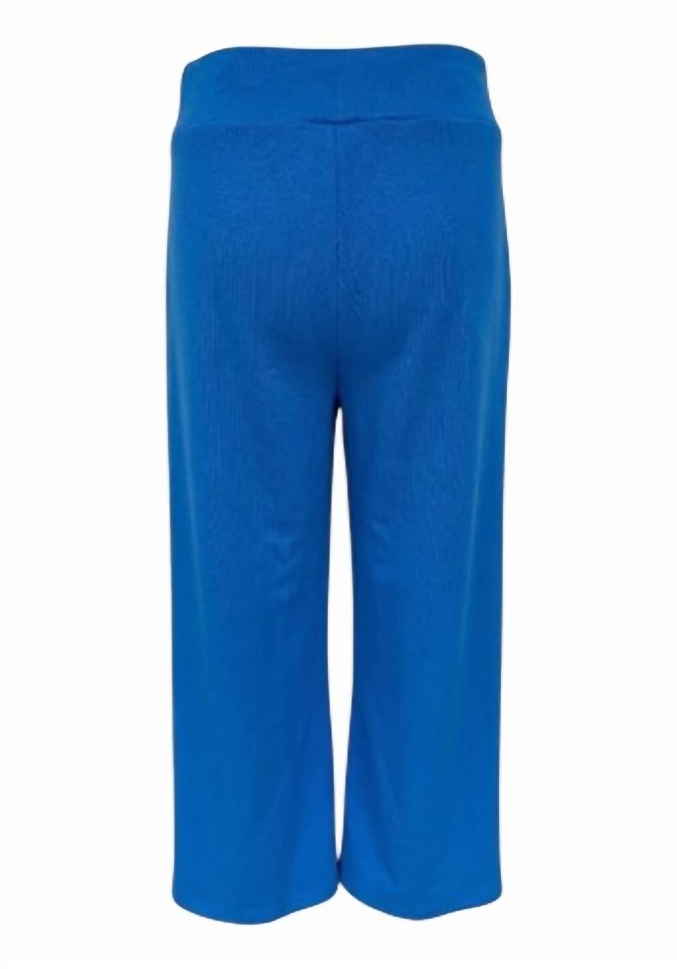 Isle Apparel Women's Rori Wide-leg Cut Pant in island - women's pants - detail view