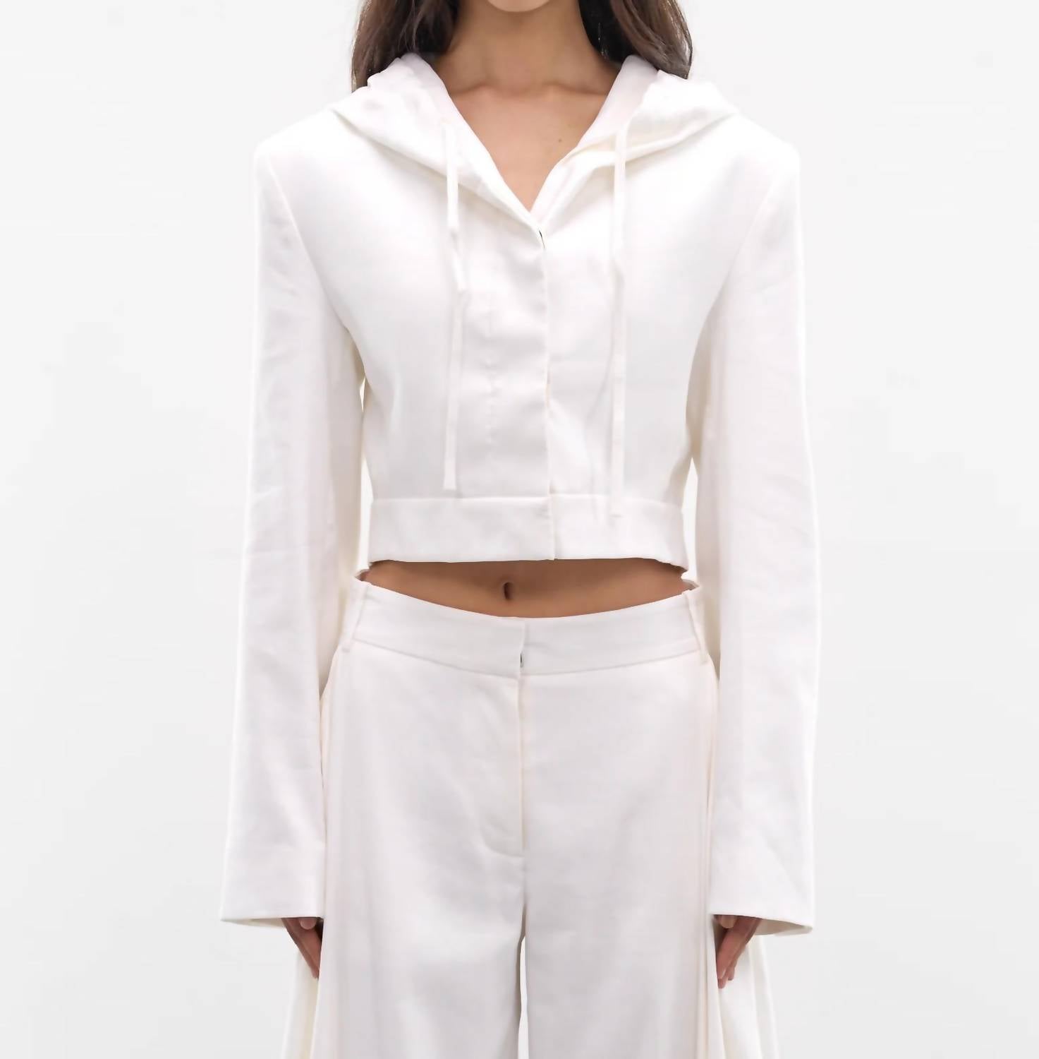 Christopher Esber - Noa Linen Hoodie