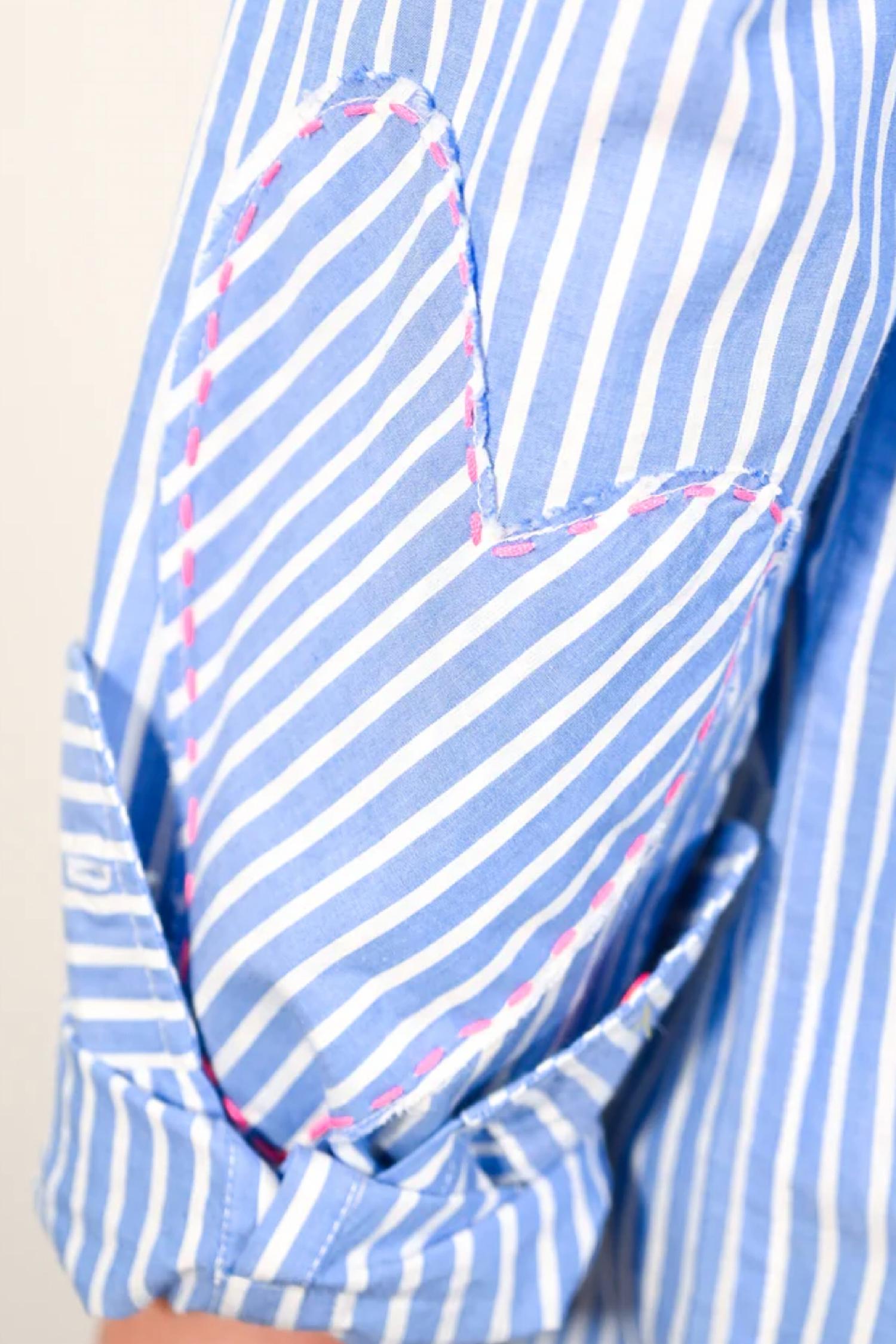 Kerri Rosenthal - Women's Mia Button Up Stripe Shirt
