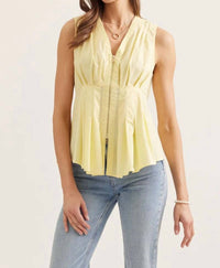 Entro - Sunny Zip Peplum Top