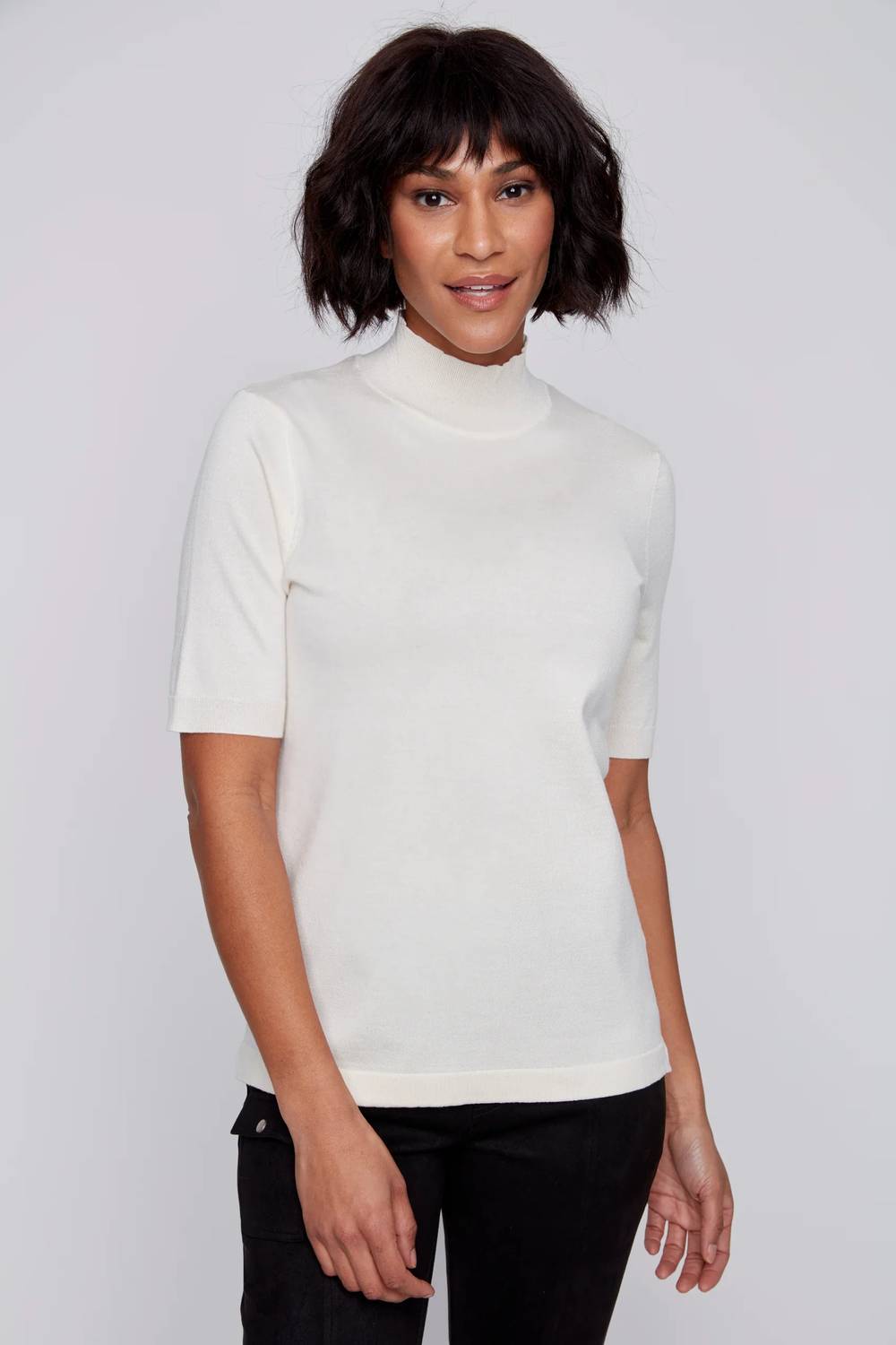 Coco Y Club - Mock Turtle Pull-on Tee