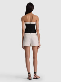 Alice + Olivia - Women's Kelly Linen Strapless Top