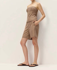 Elodie - High Waisted Mavi Shorts
