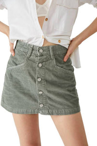 Free People - Ray Cord Mini Skirt