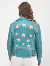 Mauritius - Christy Star Leather Jacket