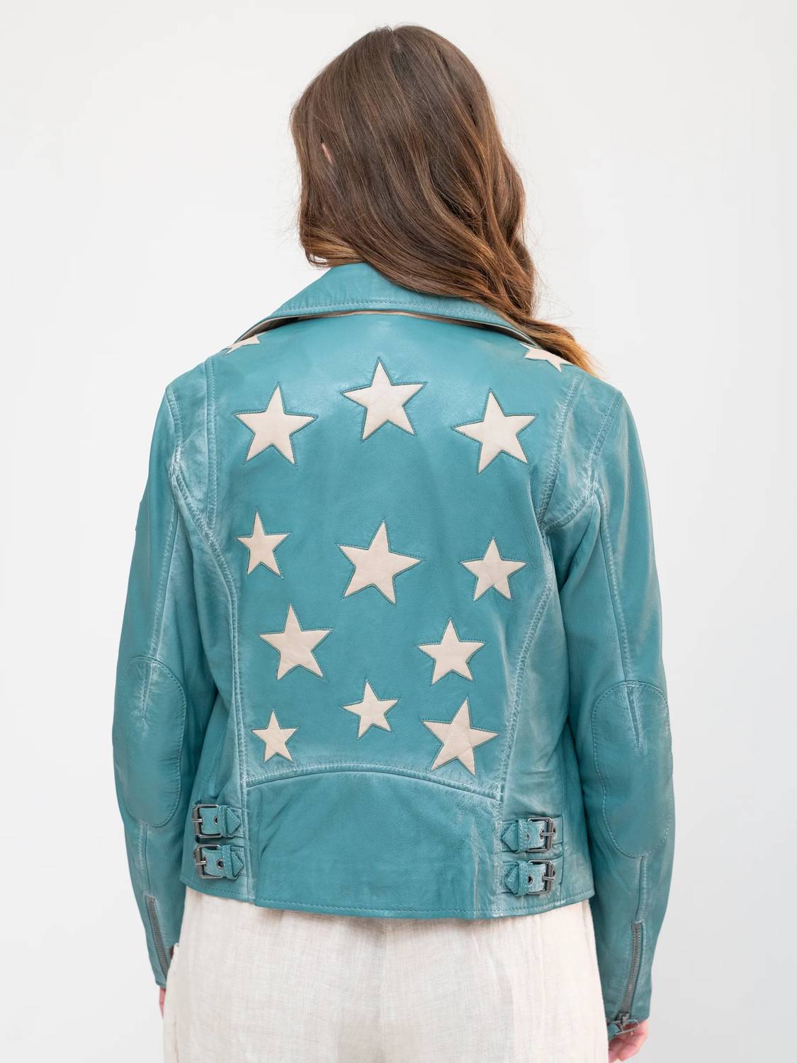 Mauritius - Christy Star Leather Jacket
