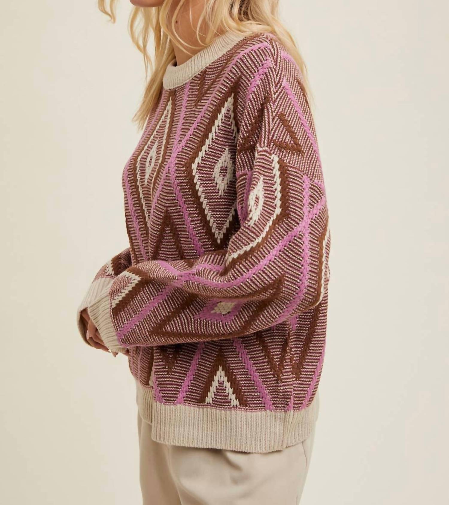 Wishlist - Diamond Dust Long Sleeve Sweater