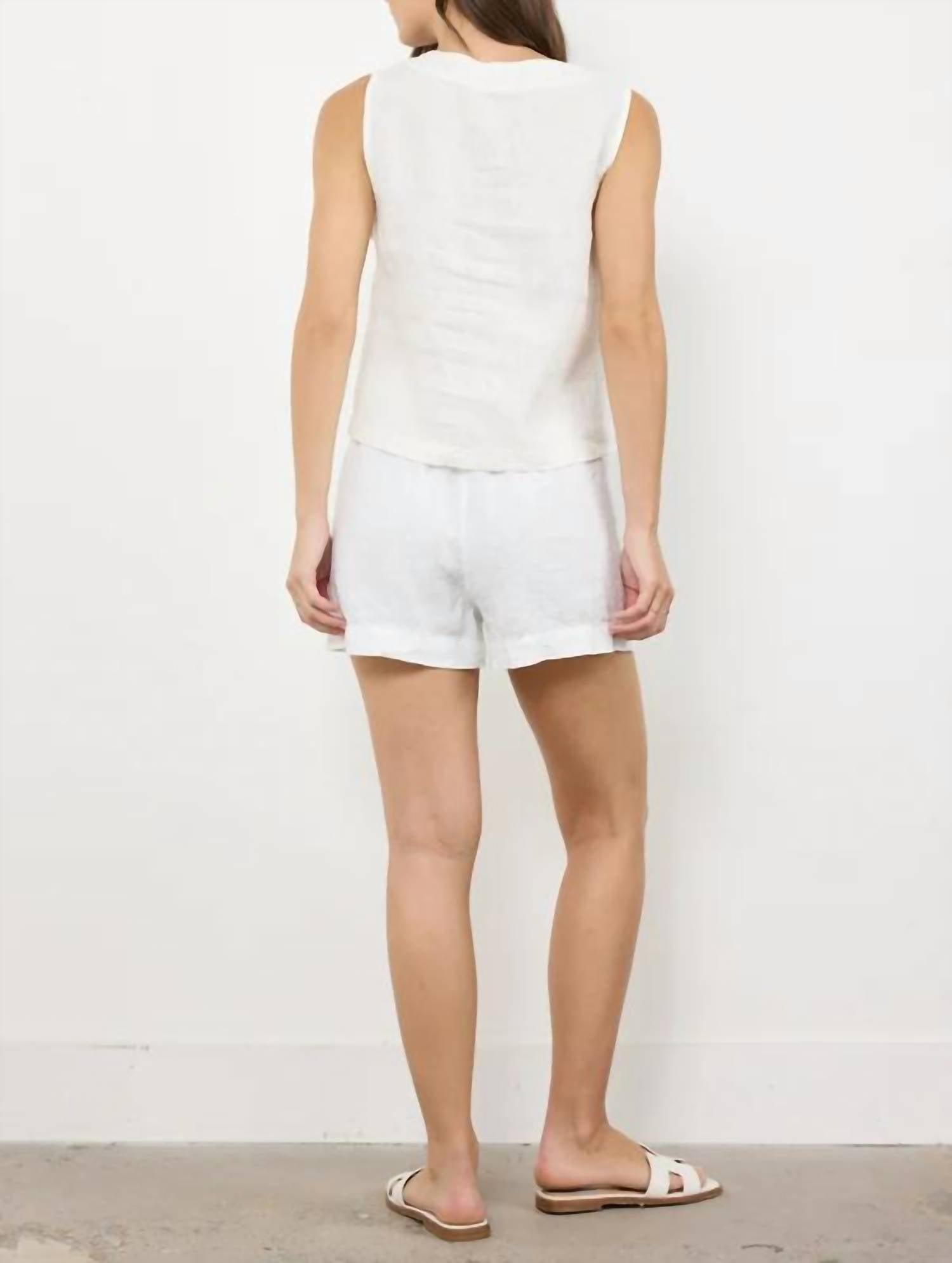 Lamade - Elodie Pleated Linen Short