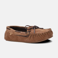 Lamo Women's Selena Moccasin in chestnut - women's shoe - detail view