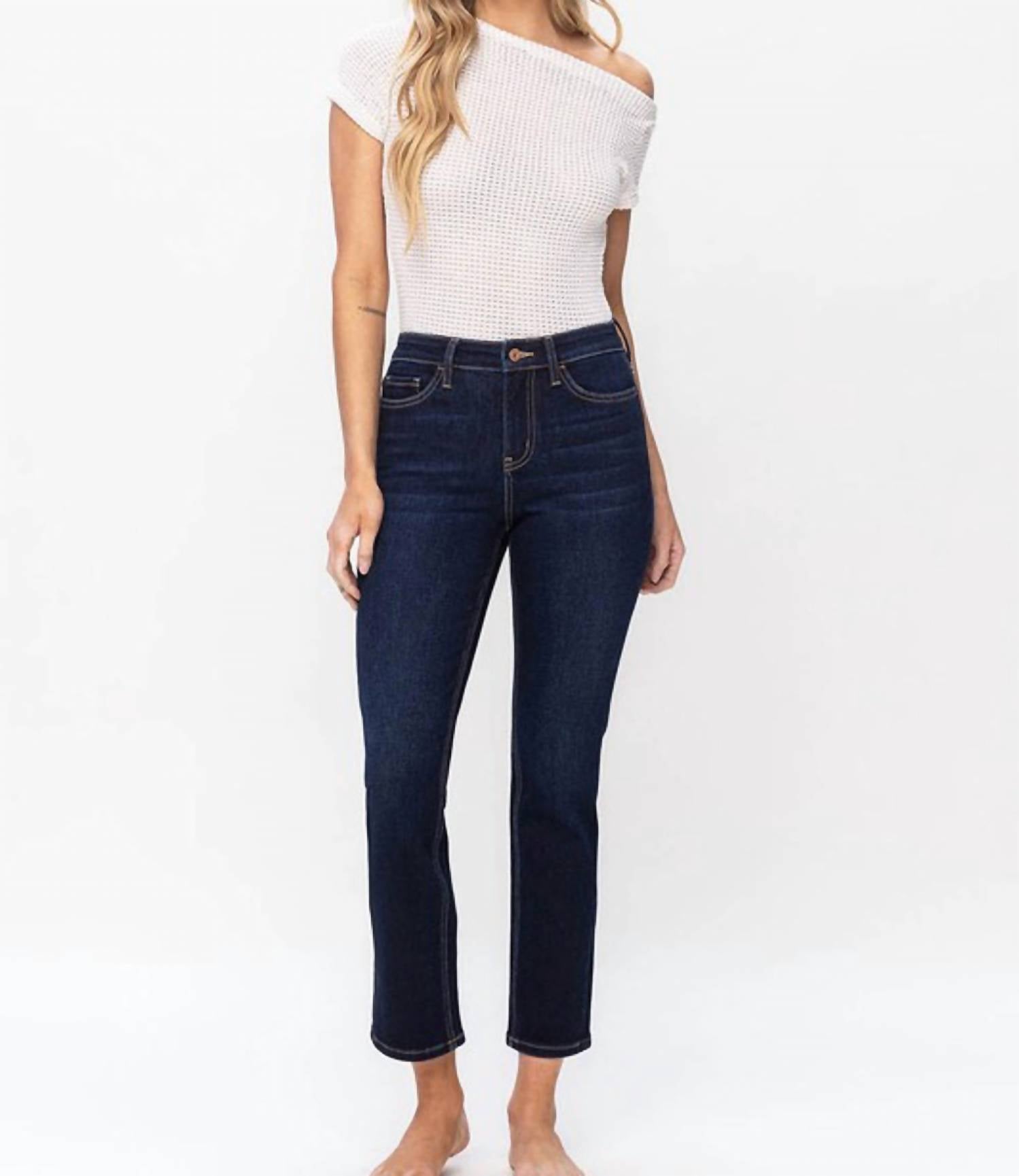 Vervet By Flying Monkey - Scout High Rise Slim Straight Jeans
