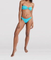 inBodi Swim The Marathon Bandeau Top in teal - women's swimwear