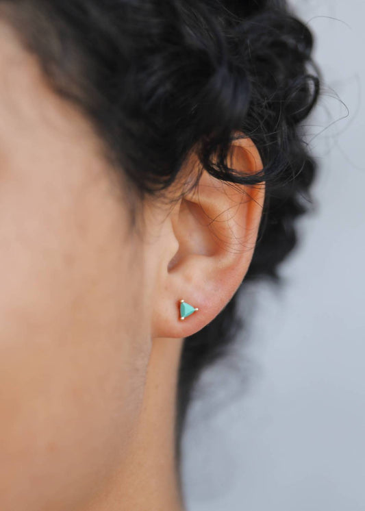 Jaxkelly - Women's Mini Energy Gem Stud Earring