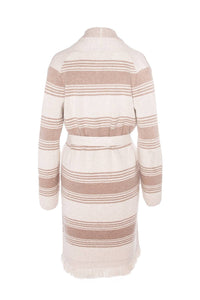 White + Warren - Women's Blanket Stripe Coatigan