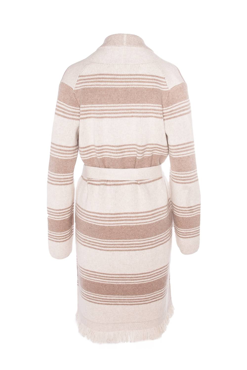 White + Warren - Women's Blanket Stripe Coatigan