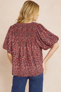 Entro - Print Bubble Top