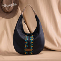 Wrangler - Aztec Embroidered Large Hobo Bag