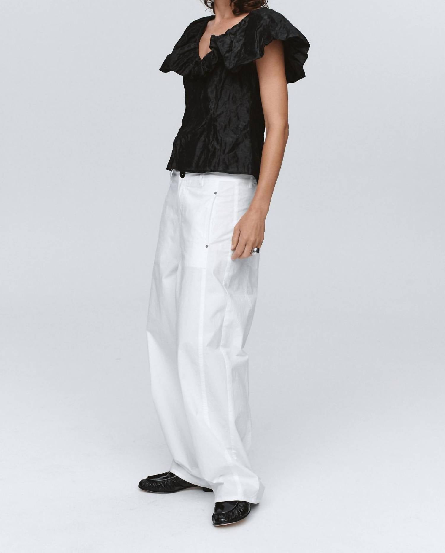 Marle - Andre Textured Ruffle Top