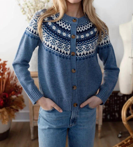 Marea - Louise Fair Isle Cardigan