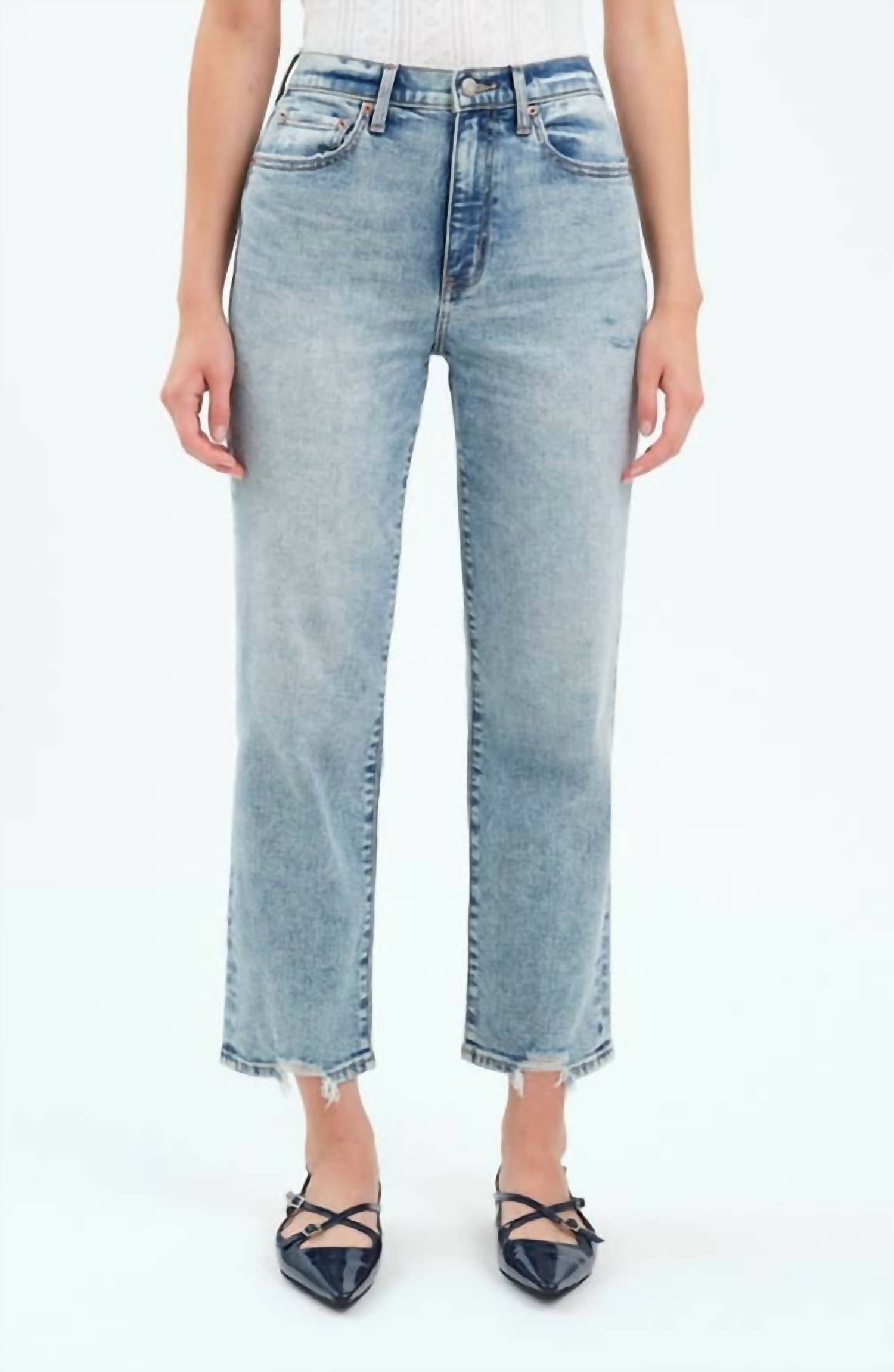 Daze - Straight-leg Cropped Jeans