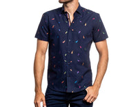 Eight X - Parrot Punch Foil Short Sleeve Shirt