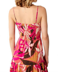 En Creme - Printed Sleeveless Midi Dress