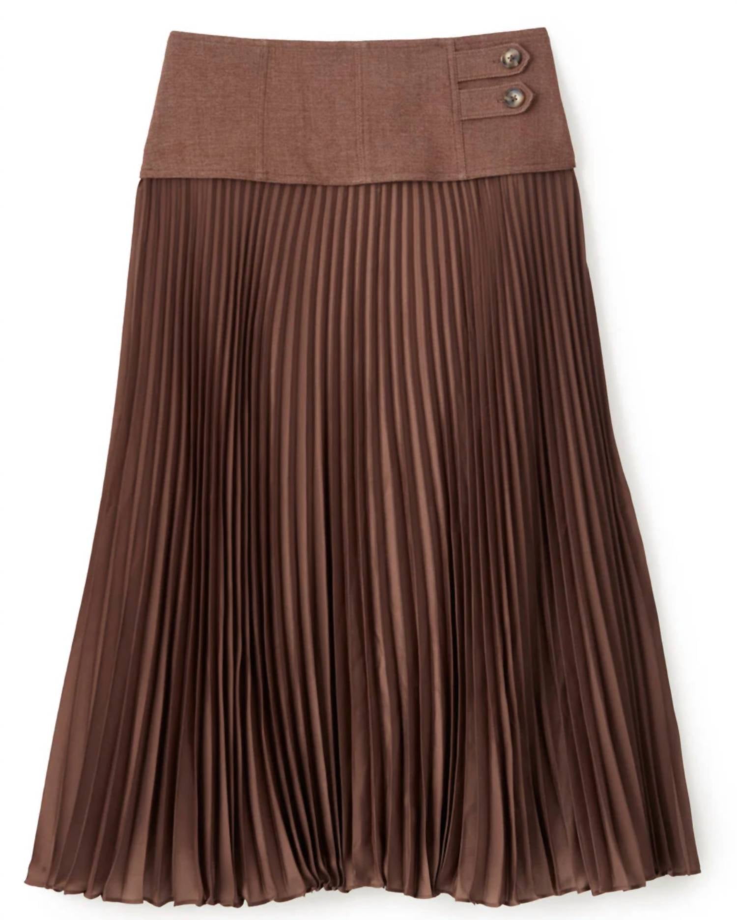 Cartolina Nantucket - Women's Estelle Pleated Skirt