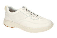 Clarks Men's Pro Lace Sneaker in white leather - men's sneaker - alternate view