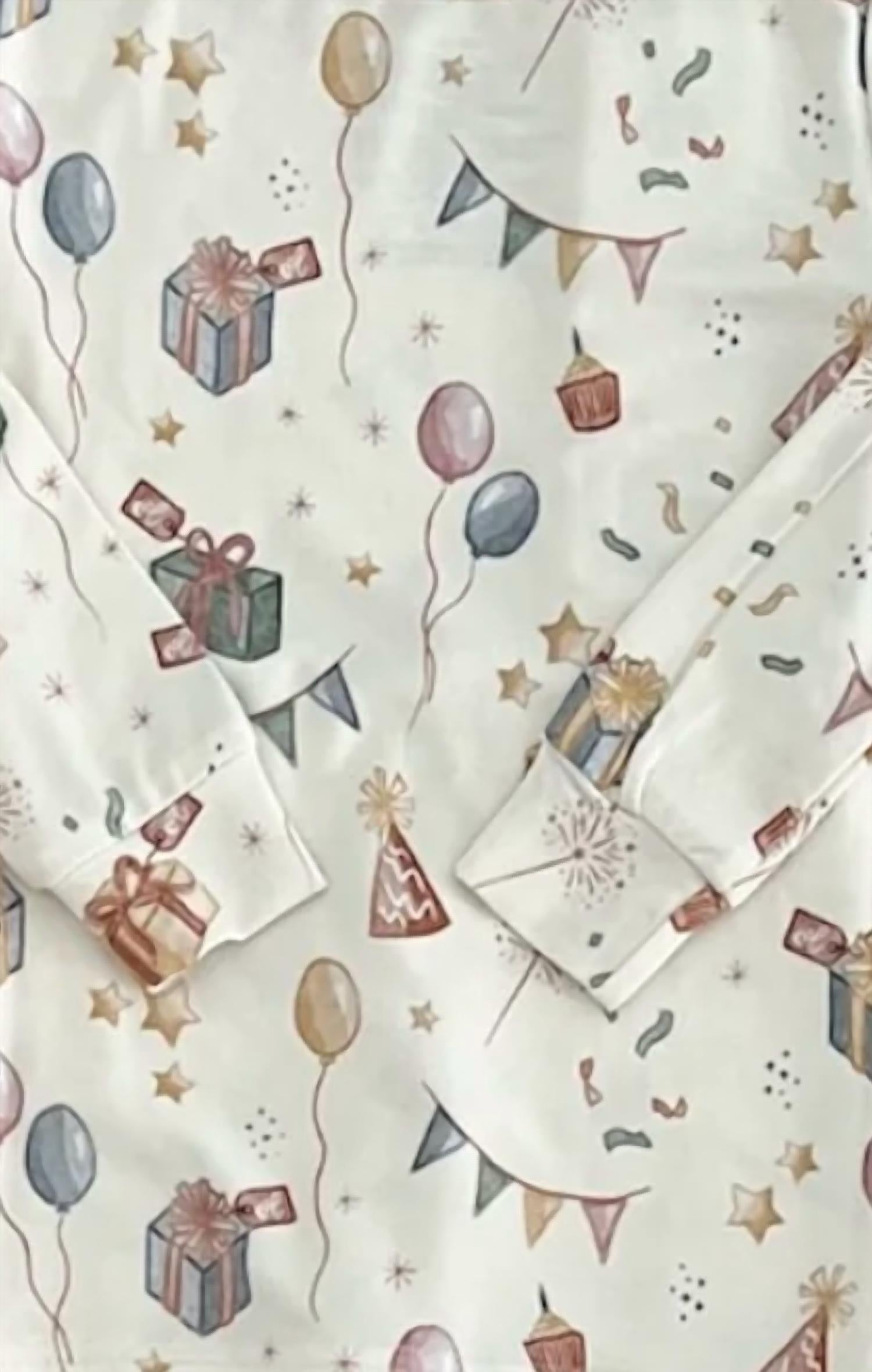 Emi Lei - Kids Birthday Bamboo Two Piece Toddler Pajama Set