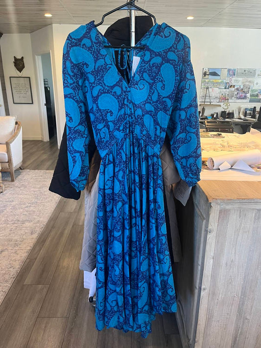 Desert Queen - Paisley blue long dress