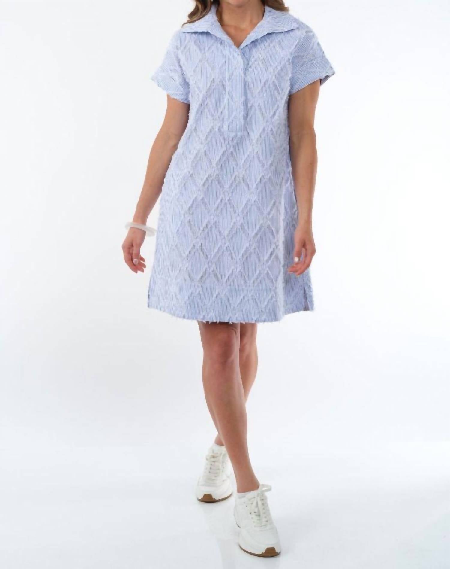 Lior - Eyelash Sleeve Dress