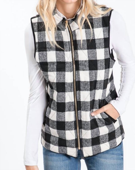 Heimish Usa - Gingham Patterned Vest