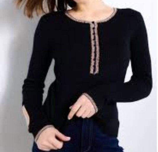 Lisa Todd - Double Track Henley Top