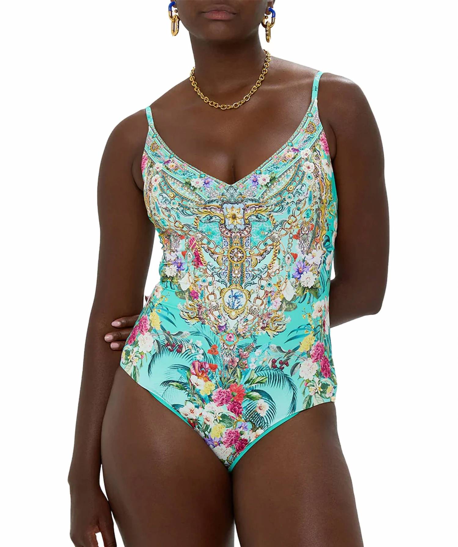 Camilla - V Neck Underwire One Piece