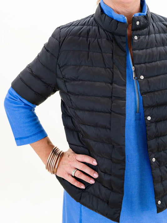 Lulu-B - Short Sleeve Puffer Vest