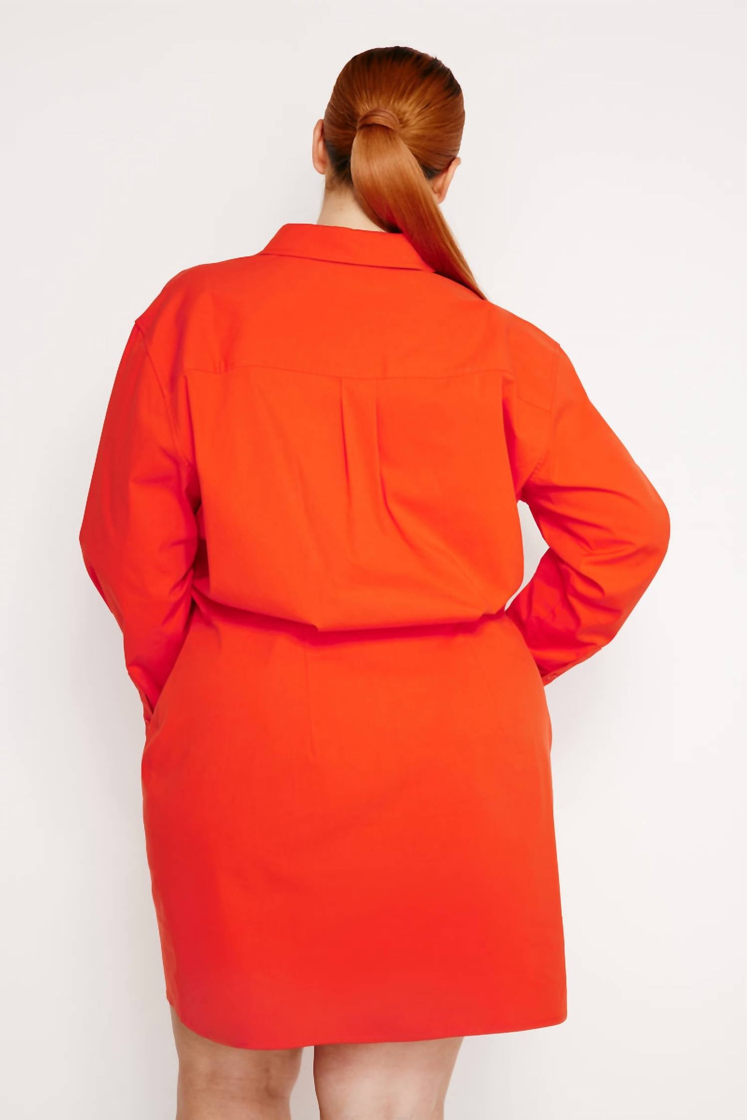 Good American - Poplin Shirt Dress